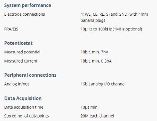 Specifications_OctoStat