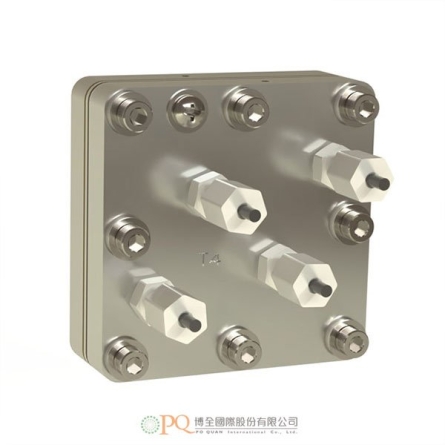 完整的 5 cm² AEM 水電解槽