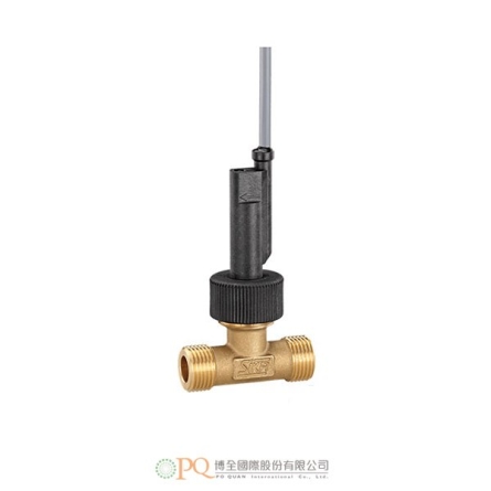Flow switches with pipe section / Plastic version with PVC sheathed cable