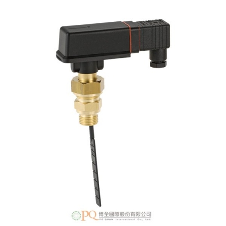 Flow switches for insertion installation / Metal version with plug connector
