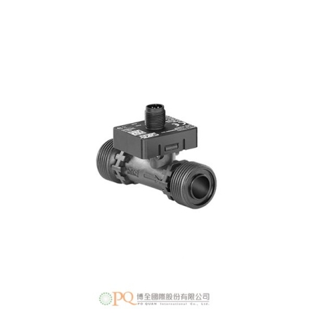 Vortex flow sensors with threaded connection / Plastic version