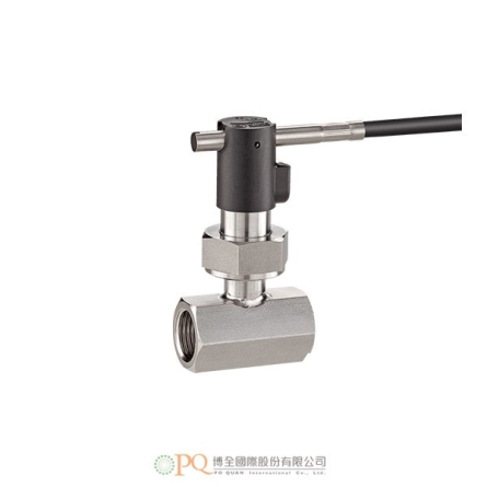 Flow switches with pipe section / Metal version with PVC shielded cable