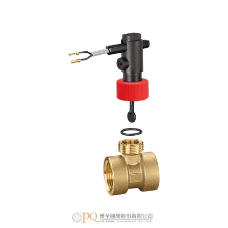 Flow switches with pipe section / Plastic version with PVC shielded cable